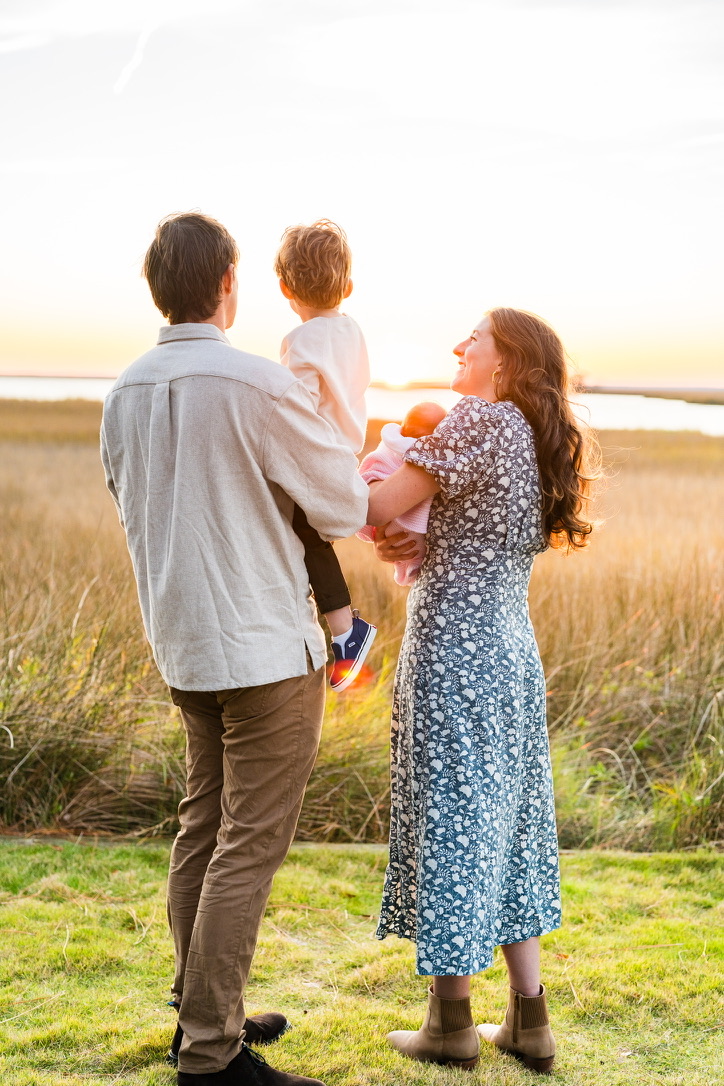 Molly P VandenBerg with her family